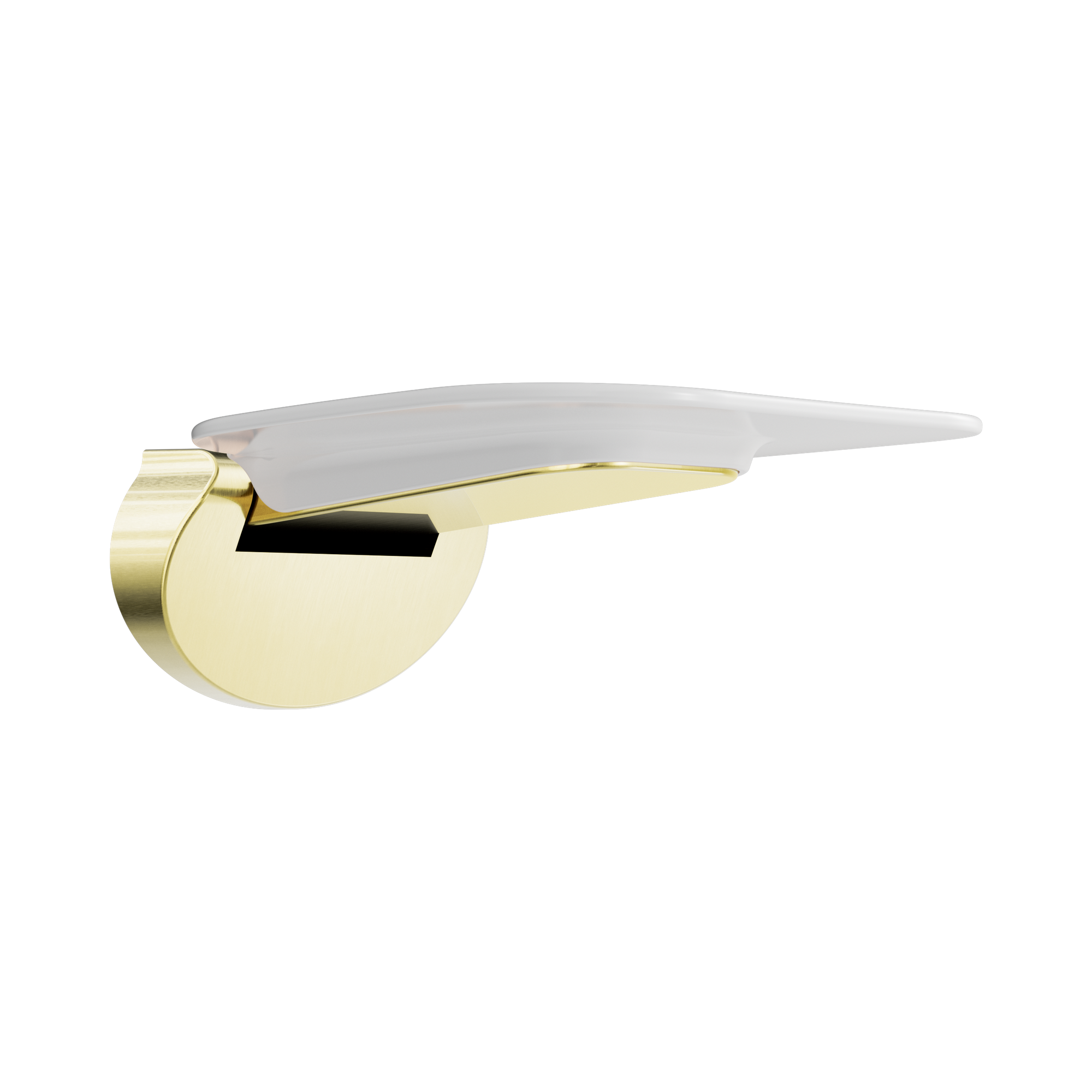 Nero Mecca Care Shower Seat 400X330mm, Brushed Gold