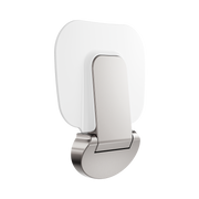 Nero Mecca Care Shower Seat 400X330mm, Brushed Nickel
