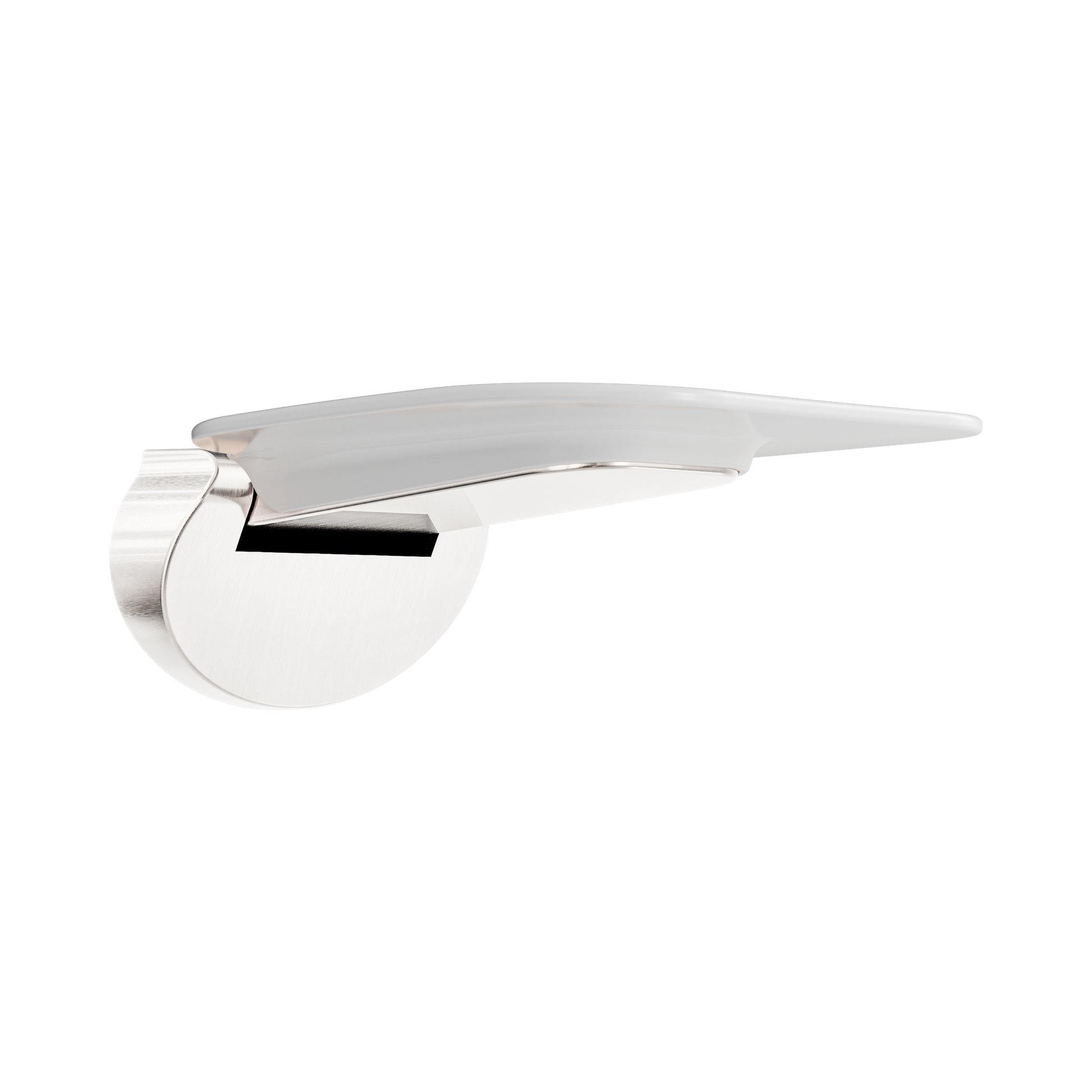 Nero Mecca Care Shower Seat 400X330mm, Brushed Nickel