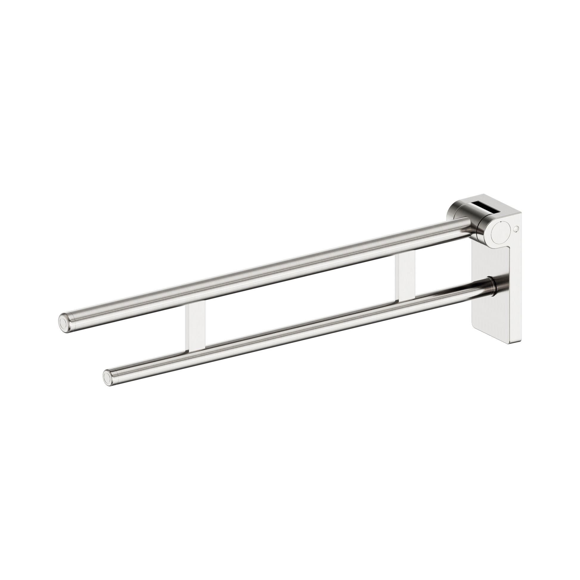 Nero Mecca Care Foldable Toilet Support Arm, Brushed Nickel