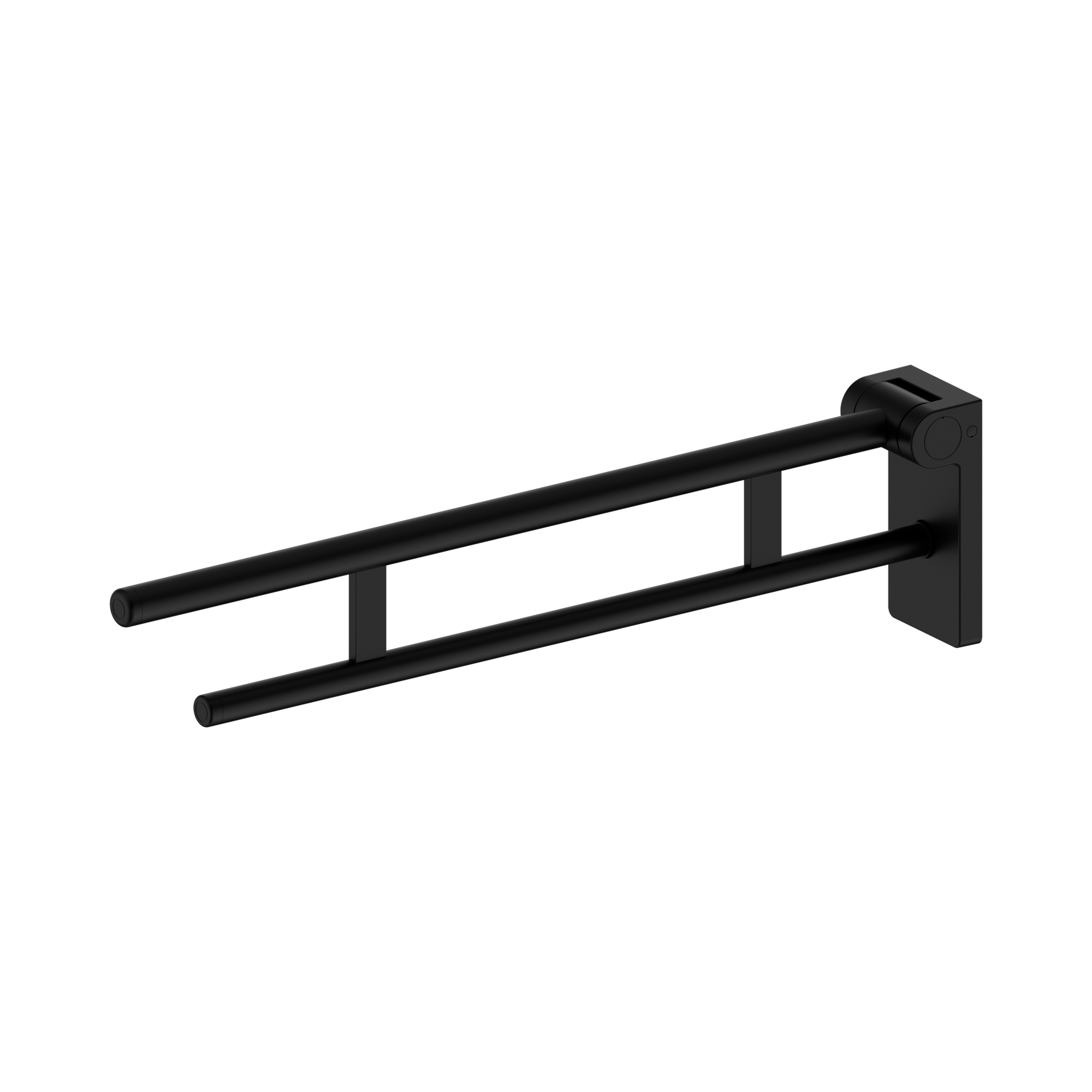 Nero Mecca Care Foldable Toilet Support Arm, Matte Black