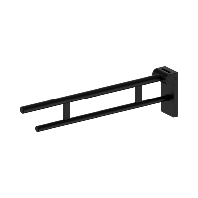 Nero Mecca Care Foldable Toilet Support Arm, Matte Black