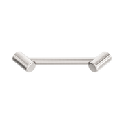 Nero Mecca Care 25mm Footrest Corner Grab Rail 215mm, Brushed Nickel