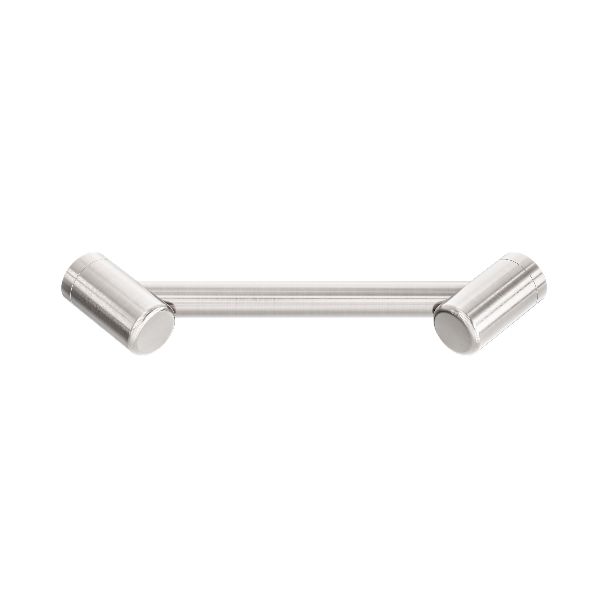 Nero Mecca Care 25mm Footrest Corner Grab Rail 215mm, Brushed Nickel