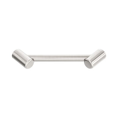Nero Mecca Care 25mm Footrest Corner Grab Rail 215mm, Brushed Nickel