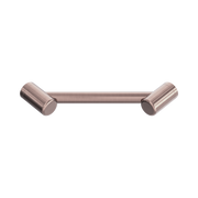 Nero Mecca Care 25mm Footrest Corner Grab Rail 215mm, Brushed Bronze