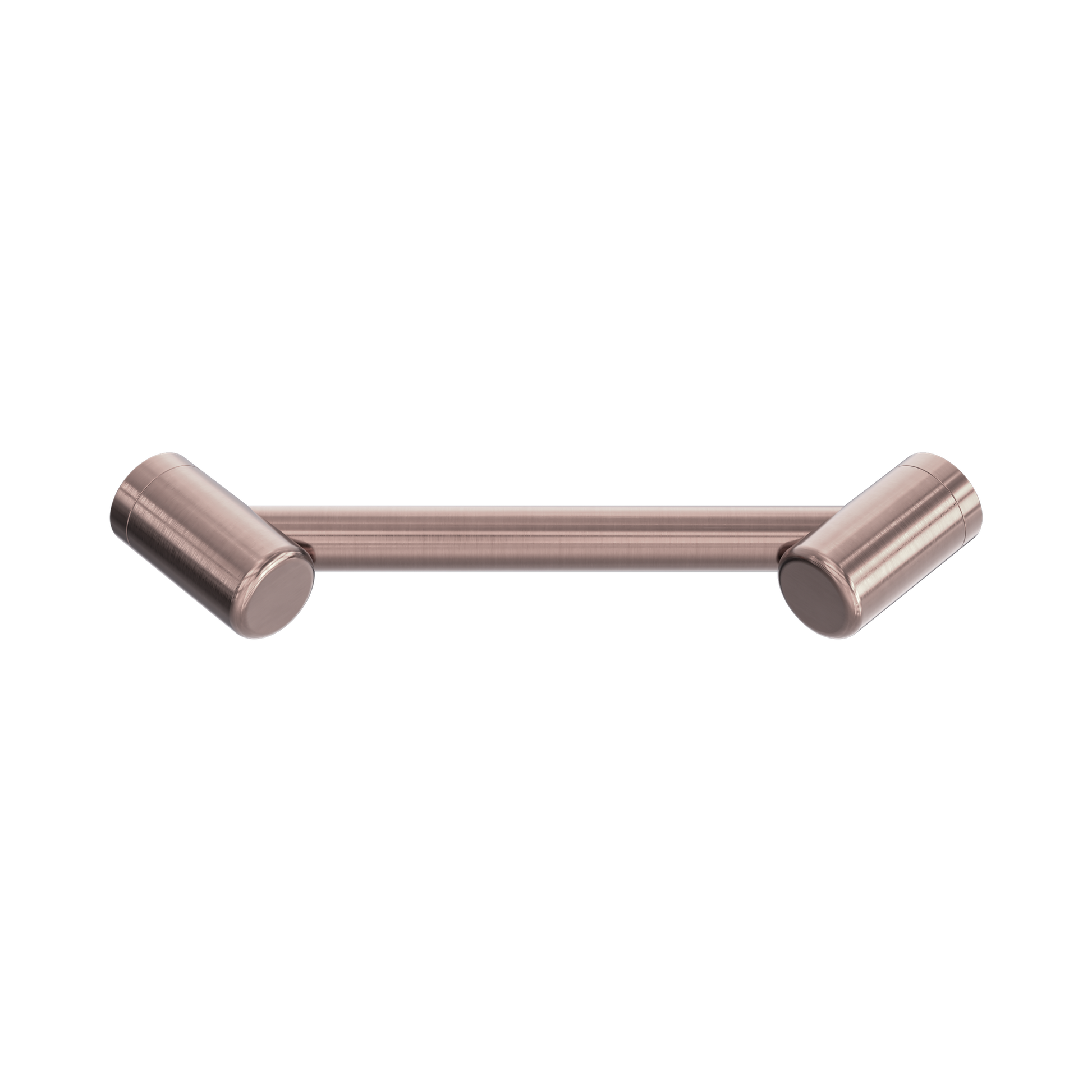 Nero Mecca Care 25mm Footrest Corner Grab Rail 215mm, Brushed Bronze
