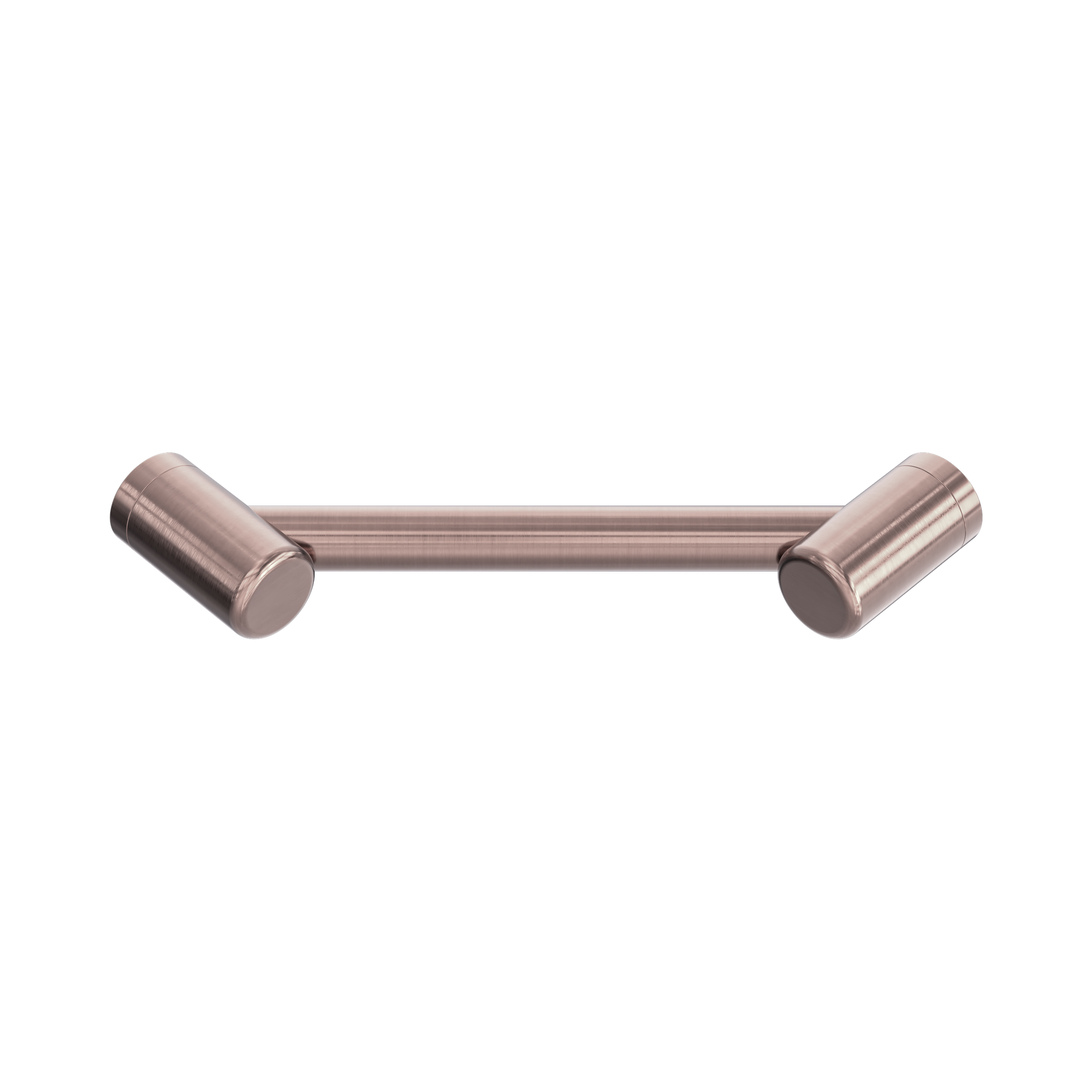 Nero Mecca Care 25mm Footrest Corner Grab Rail 215mm, Brushed Bronze