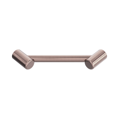 Nero Mecca Care 25mm Footrest Corner Grab Rail 215mm, Brushed Bronze