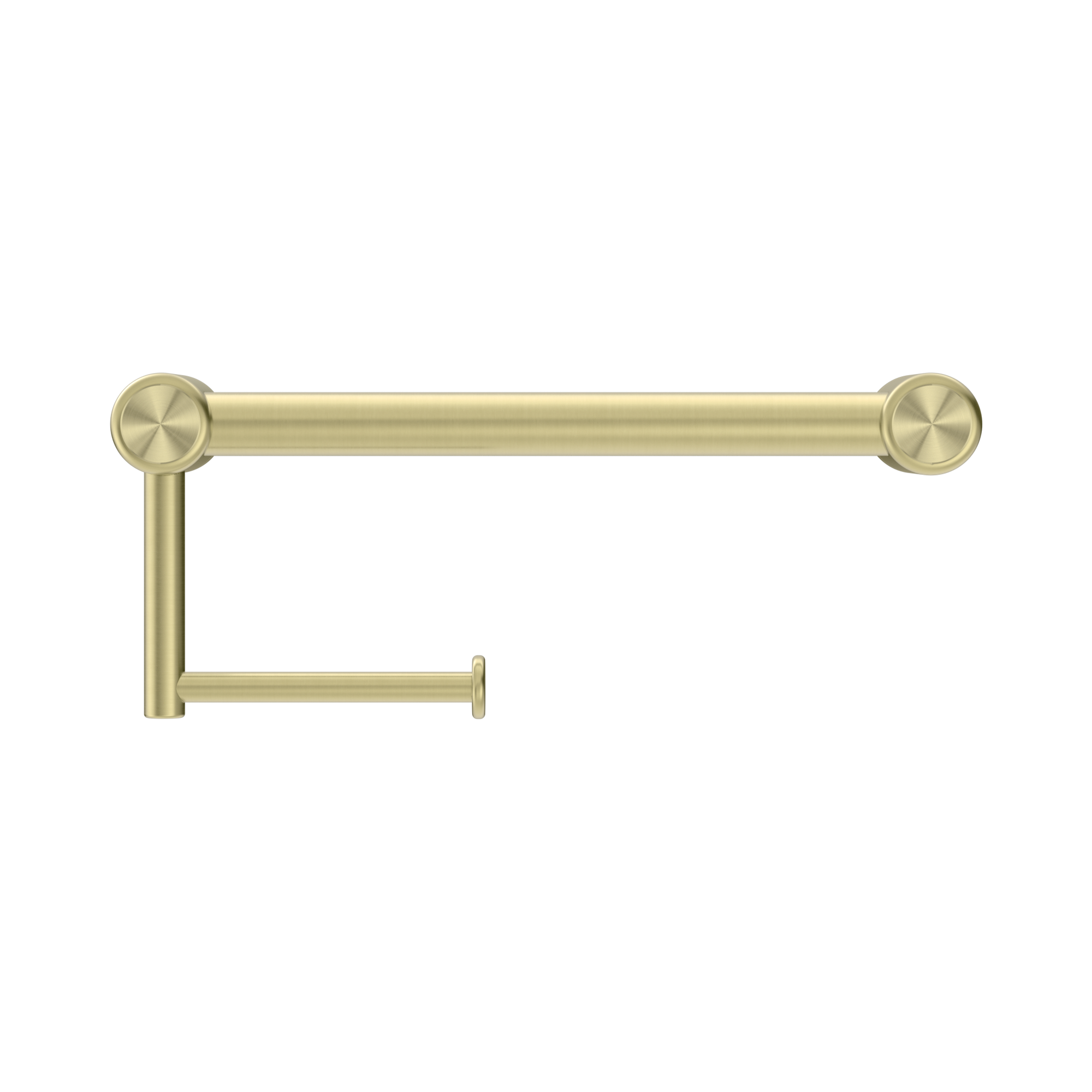 Nero Mecca Care 25mm Toilet Roll Rail 300mm, Brushed Gold