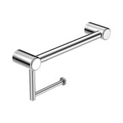 Nero Mecca Care 25mm Toilet Roll Rail 300mm, Chrome