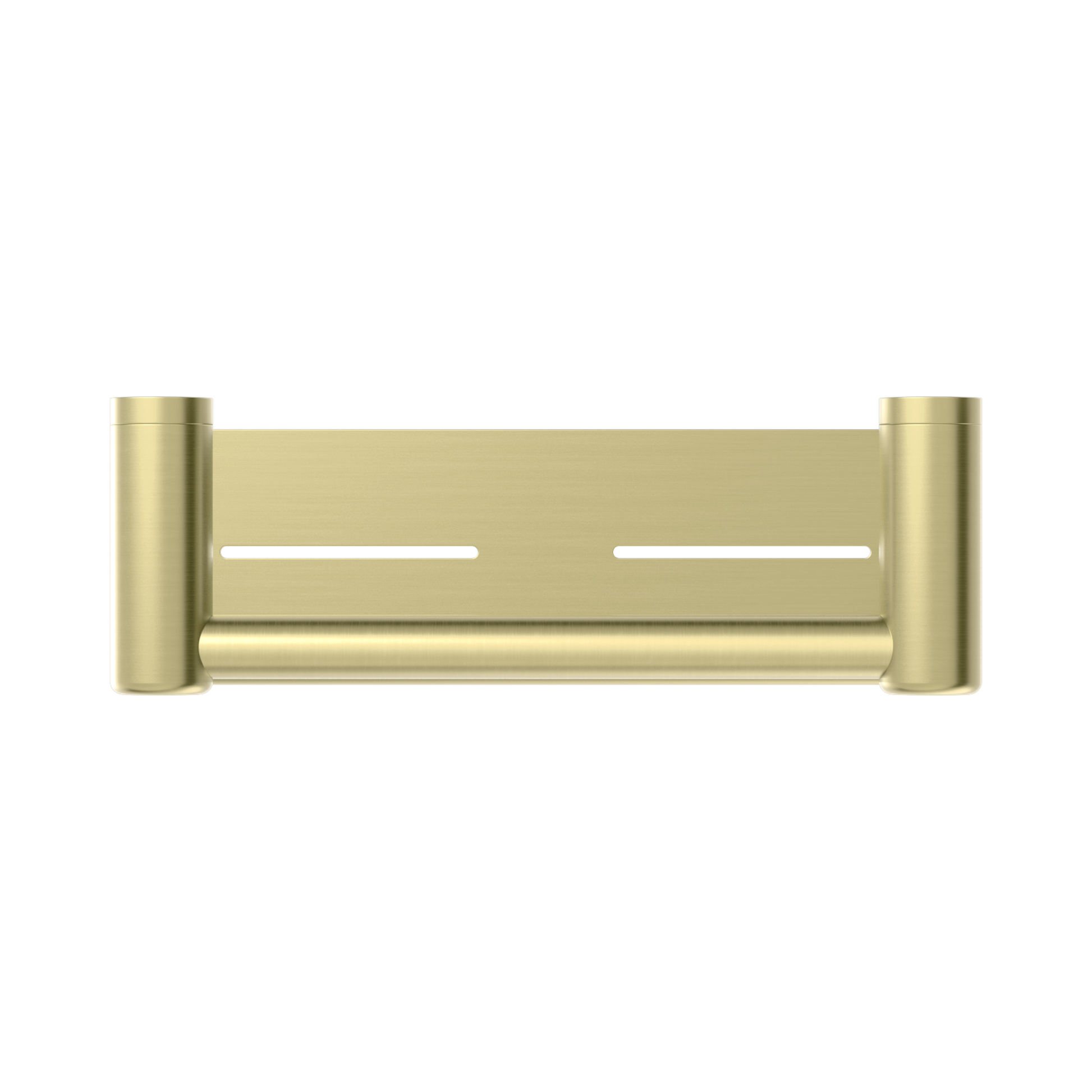 Nero Mecca Care 25mm Grab Rail With Shelf 300mm, Brushed Gold