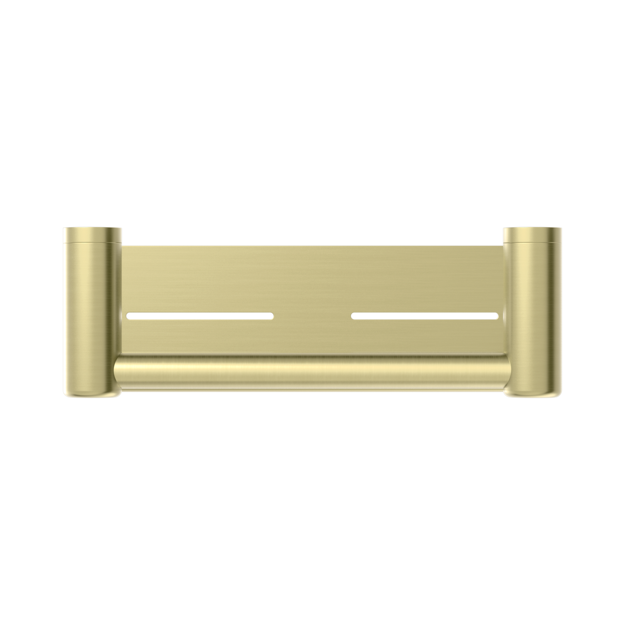 Nero Mecca Care 25mm Grab Rail With Shelf 300mm, Brushed Gold