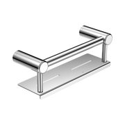 Nero Mecca Care 25mm Grab Rail With Shelf 300mm, Chrome