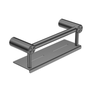 Nero Mecca Care 25mm Grab Rail With Shelf 300mm, Gun Metal