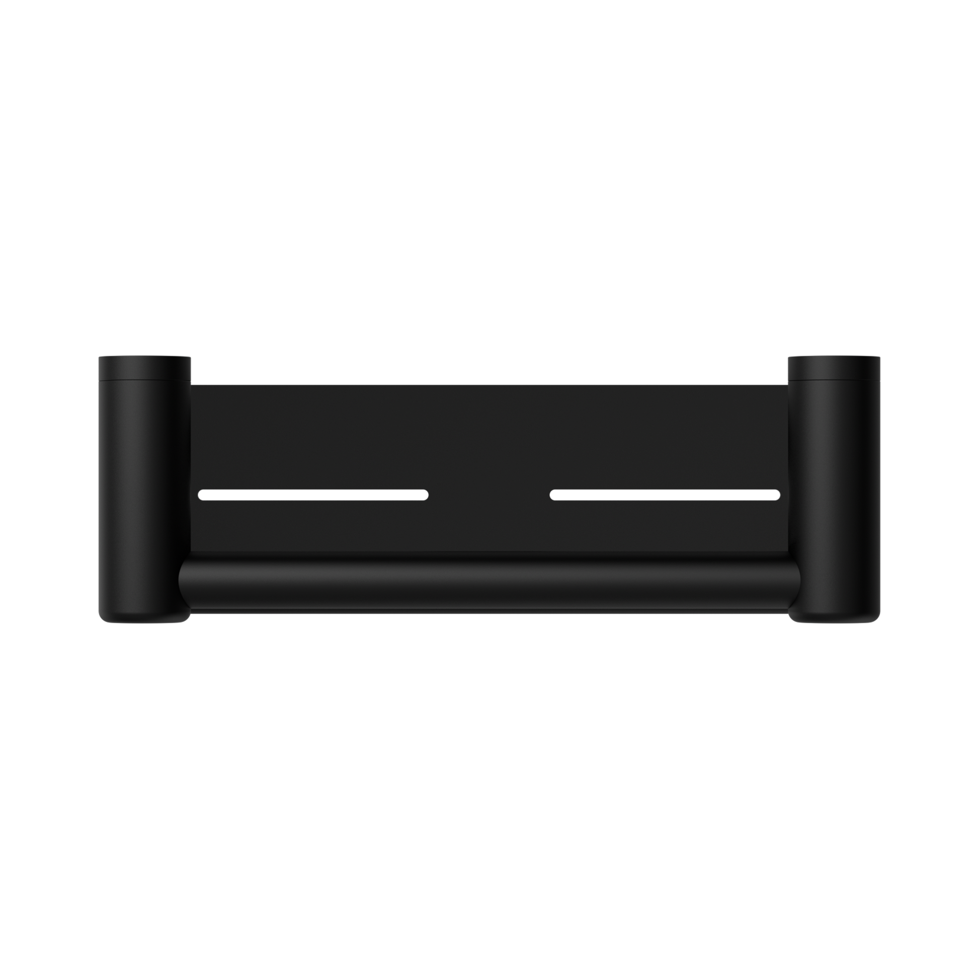 Nero Mecca Care 25mm Grab Rail With Shelf 300mm, Matte Black