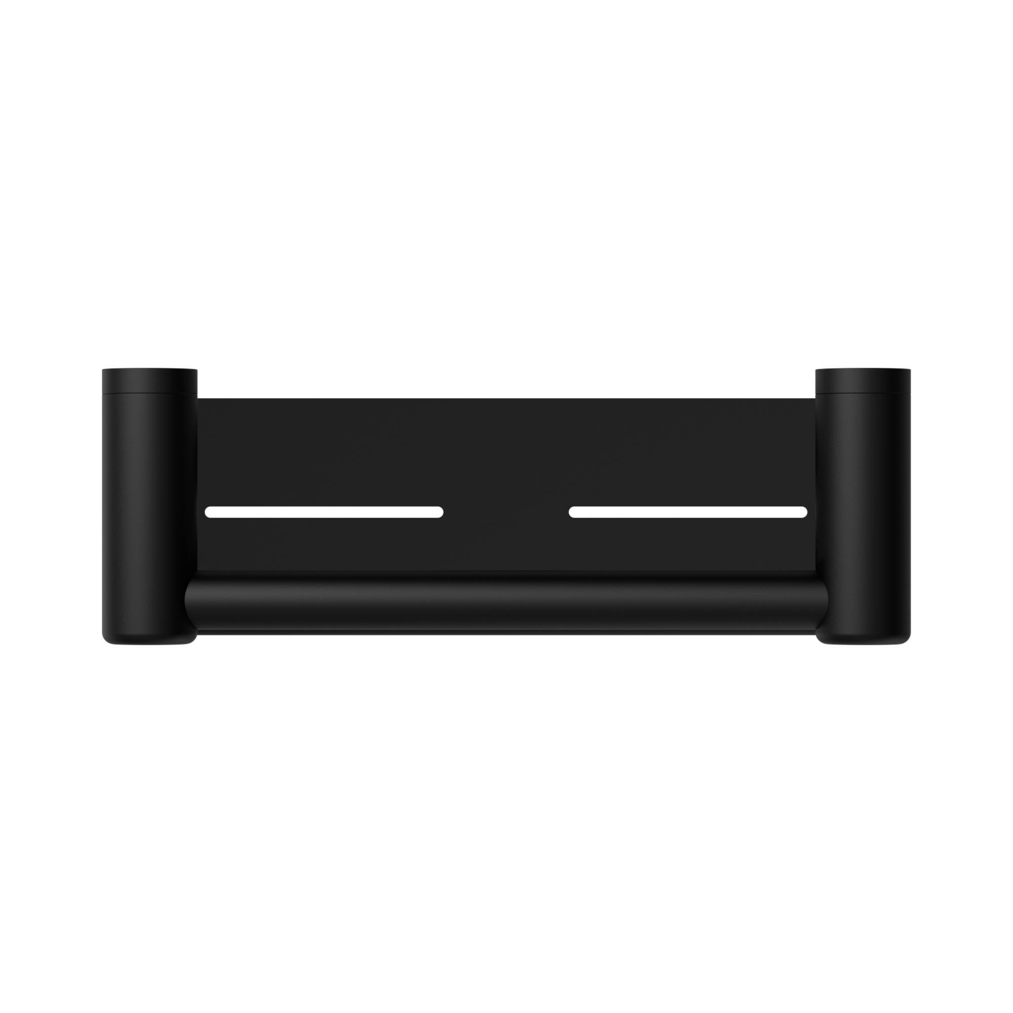 Nero Mecca Care 25mm Grab Rail With Shelf 300mm, Matte Black
