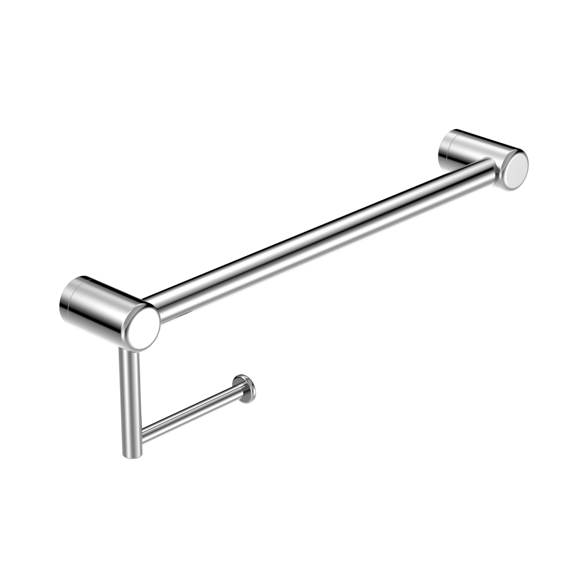 Nero Mecca Care 25mm Toilet Roll Rail 450mm, Chrome