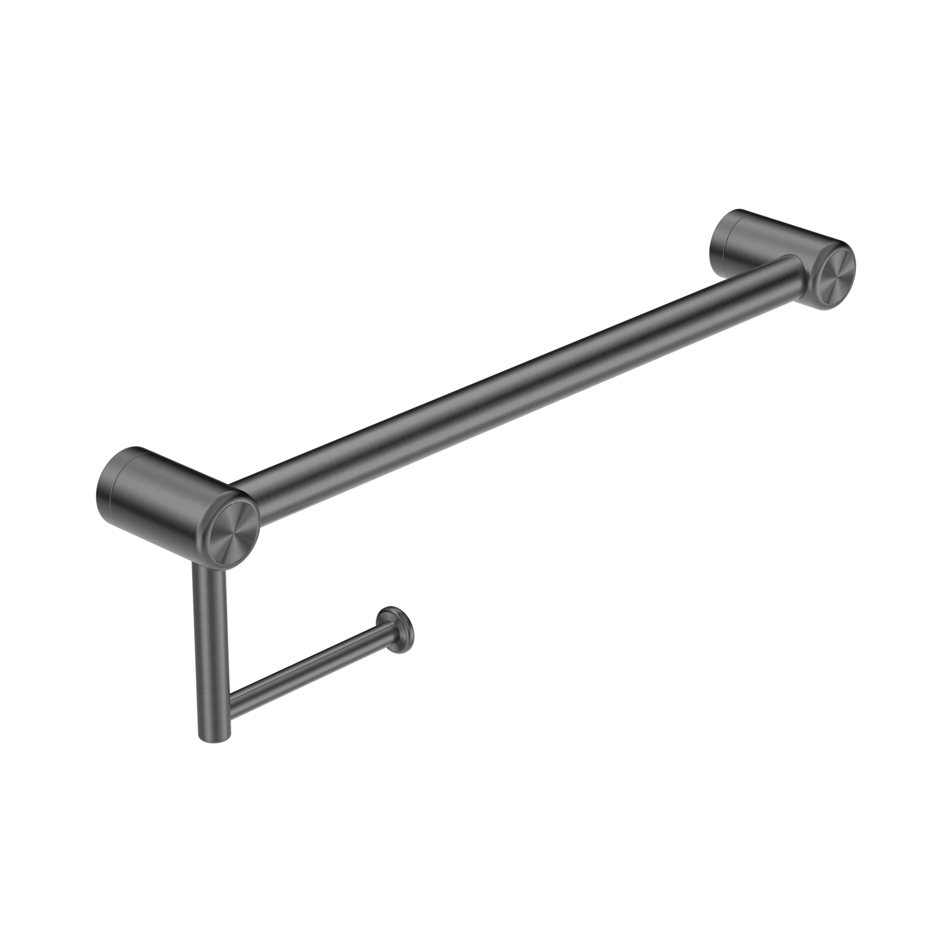 Nero Mecca Care 25mm Toilet Roll Rail 450mm, Gun Metal