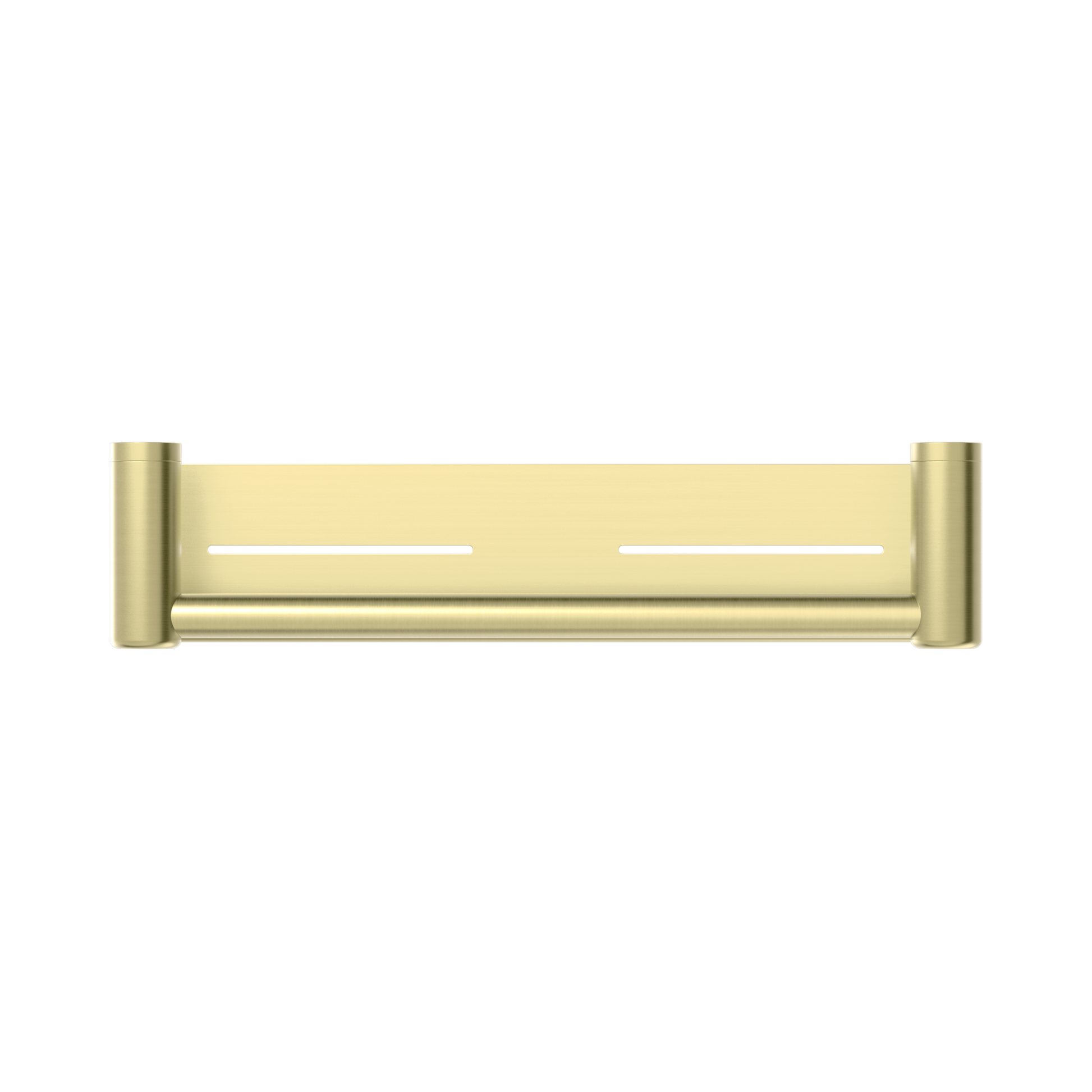 Nero Mecca Care 25mm Grab Rail With Shelf 450mm, Brushed Gold