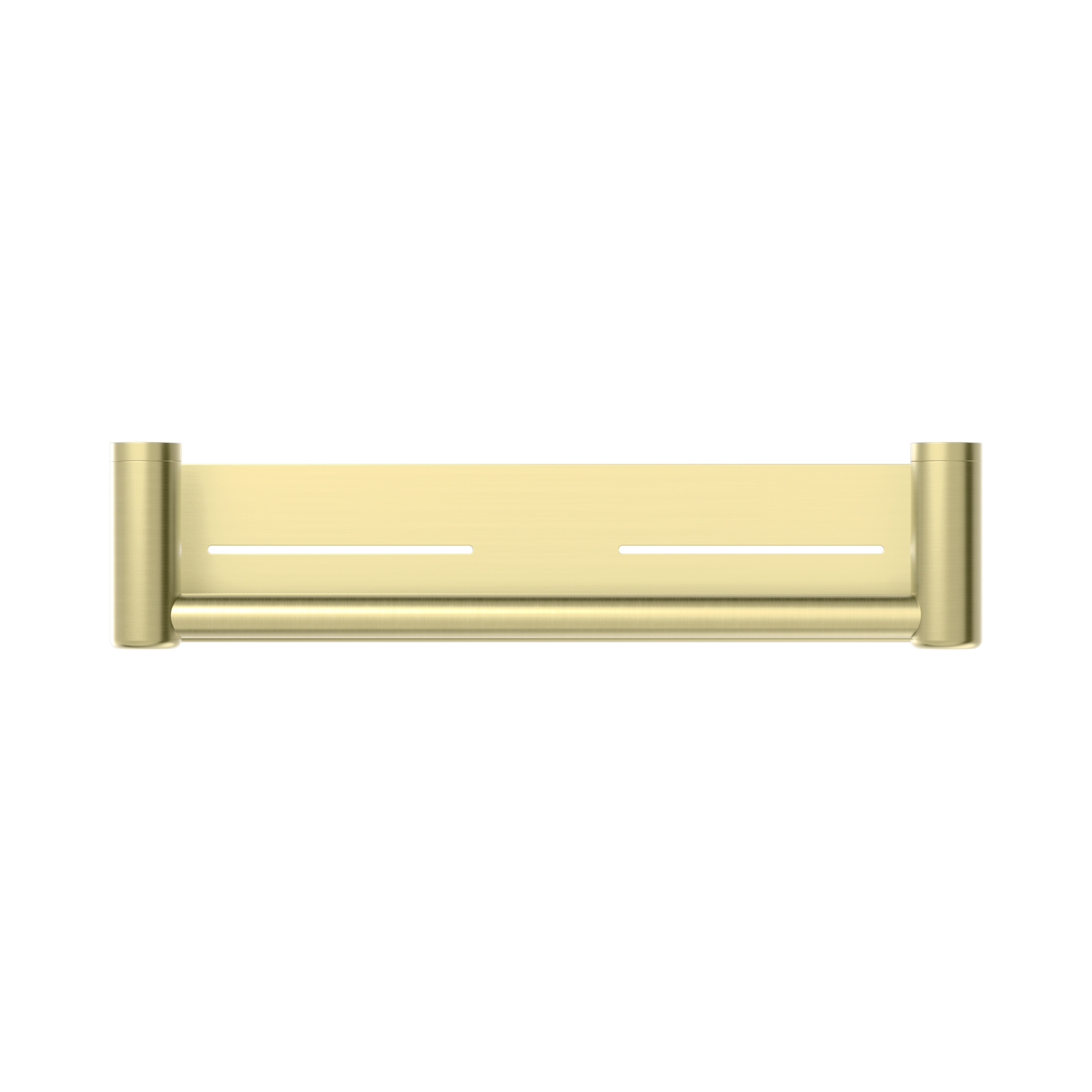 Nero Mecca Care 25mm Grab Rail With Shelf 450mm, Brushed Gold