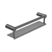 Nero Mecca Care 25mm Grab Rail With Shelf 450mm, Gun Metal