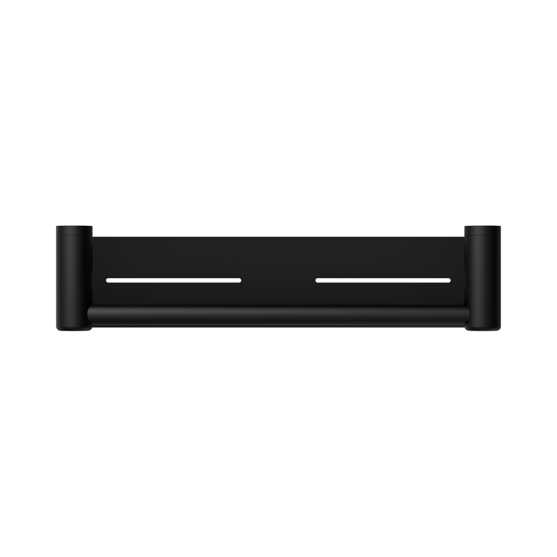 Nero Mecca Care 25mm Grab Rail With Shelf 450mm, Matte Black