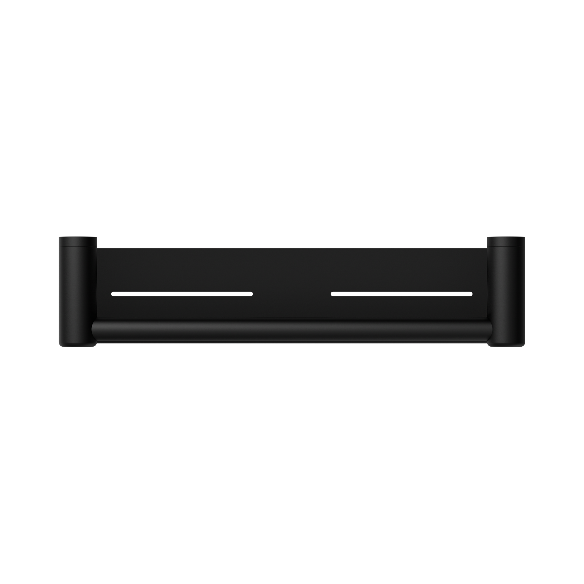 Nero Mecca Care 25mm Grab Rail With Shelf 450mm, Matte Black