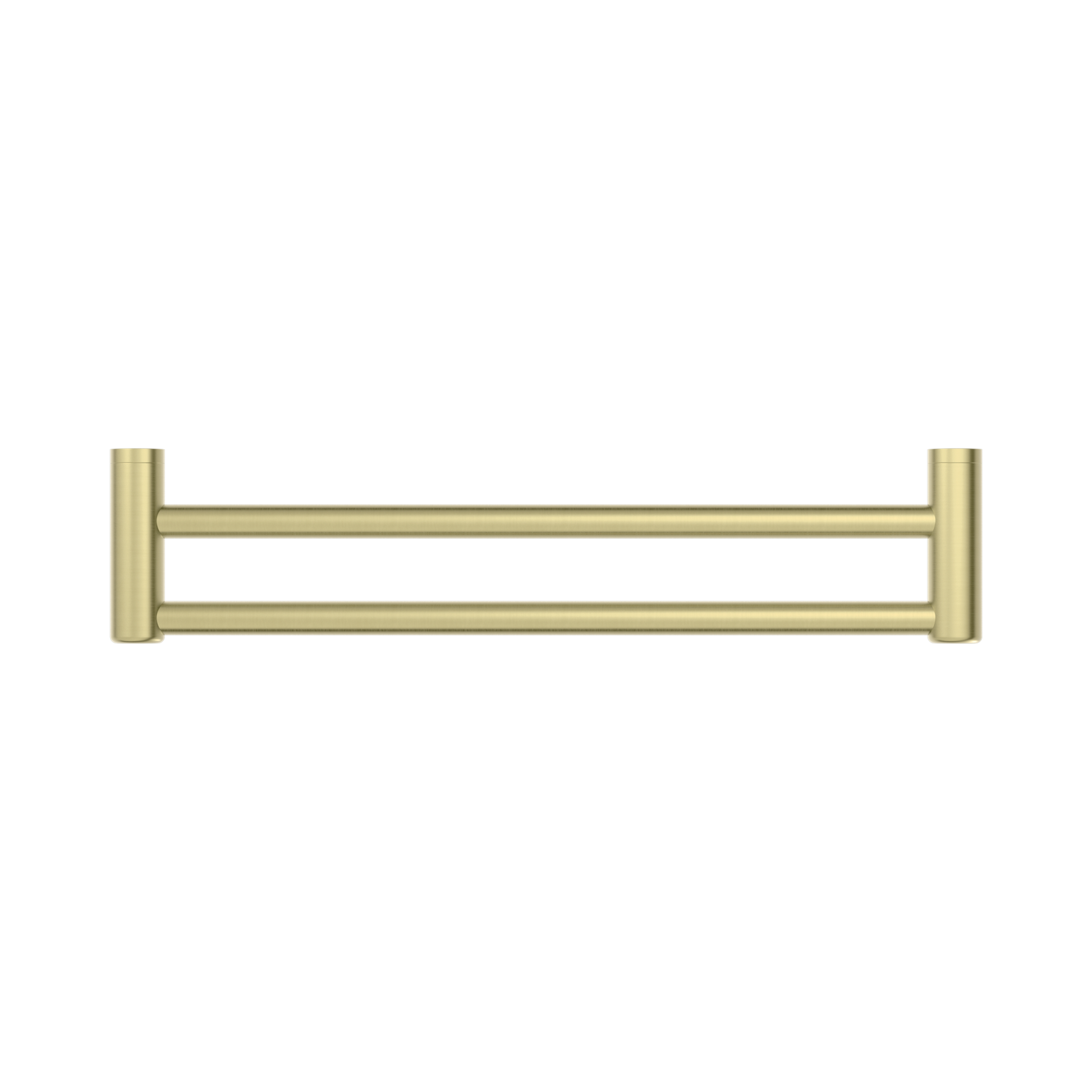 Nero Mecca Care 25mm Double Towel Grab Rail 600mm, Brushed Gold