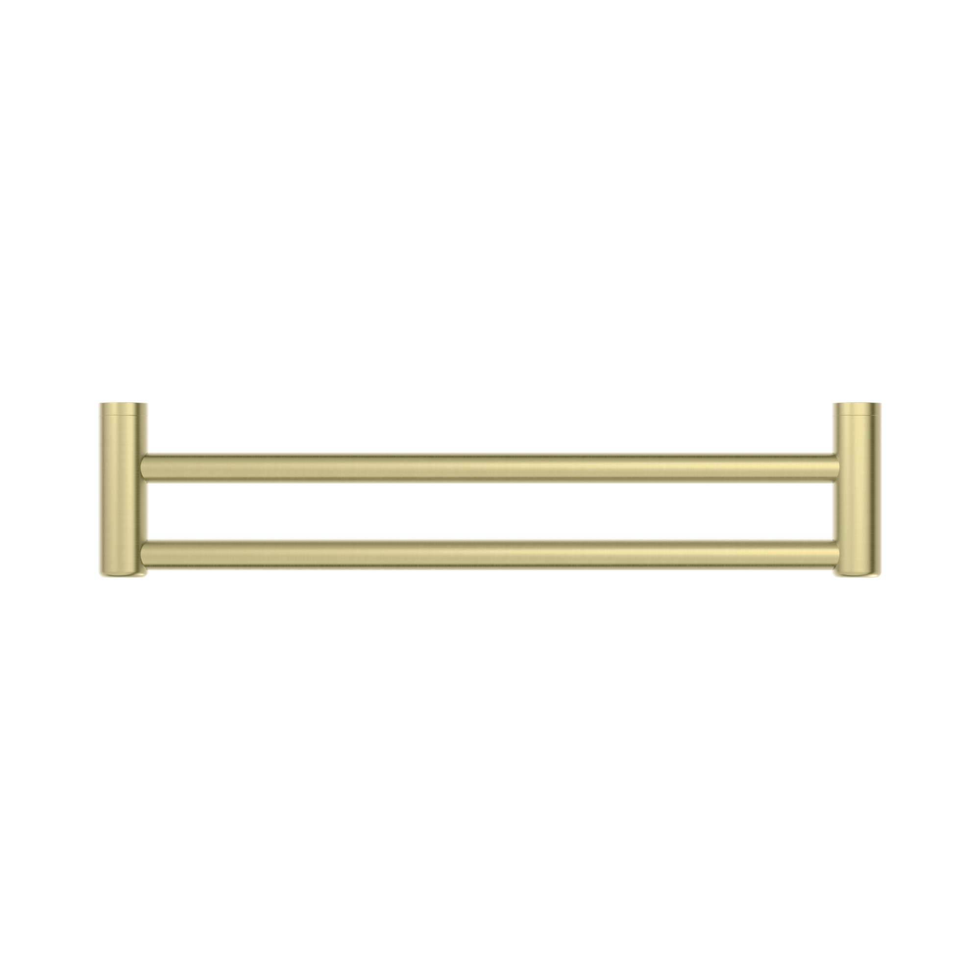Nero Mecca Care 25mm Double Towel Grab Rail 600mm, Brushed Gold