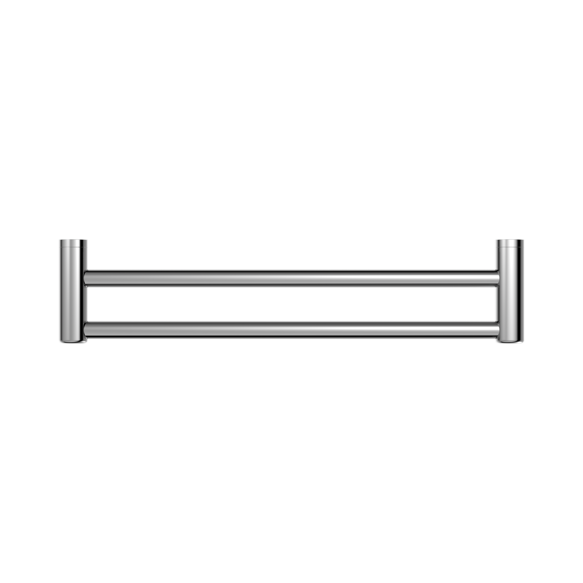 Nero Mecca Care 25mm Double Towel Grab Rail 600mm, Chrome