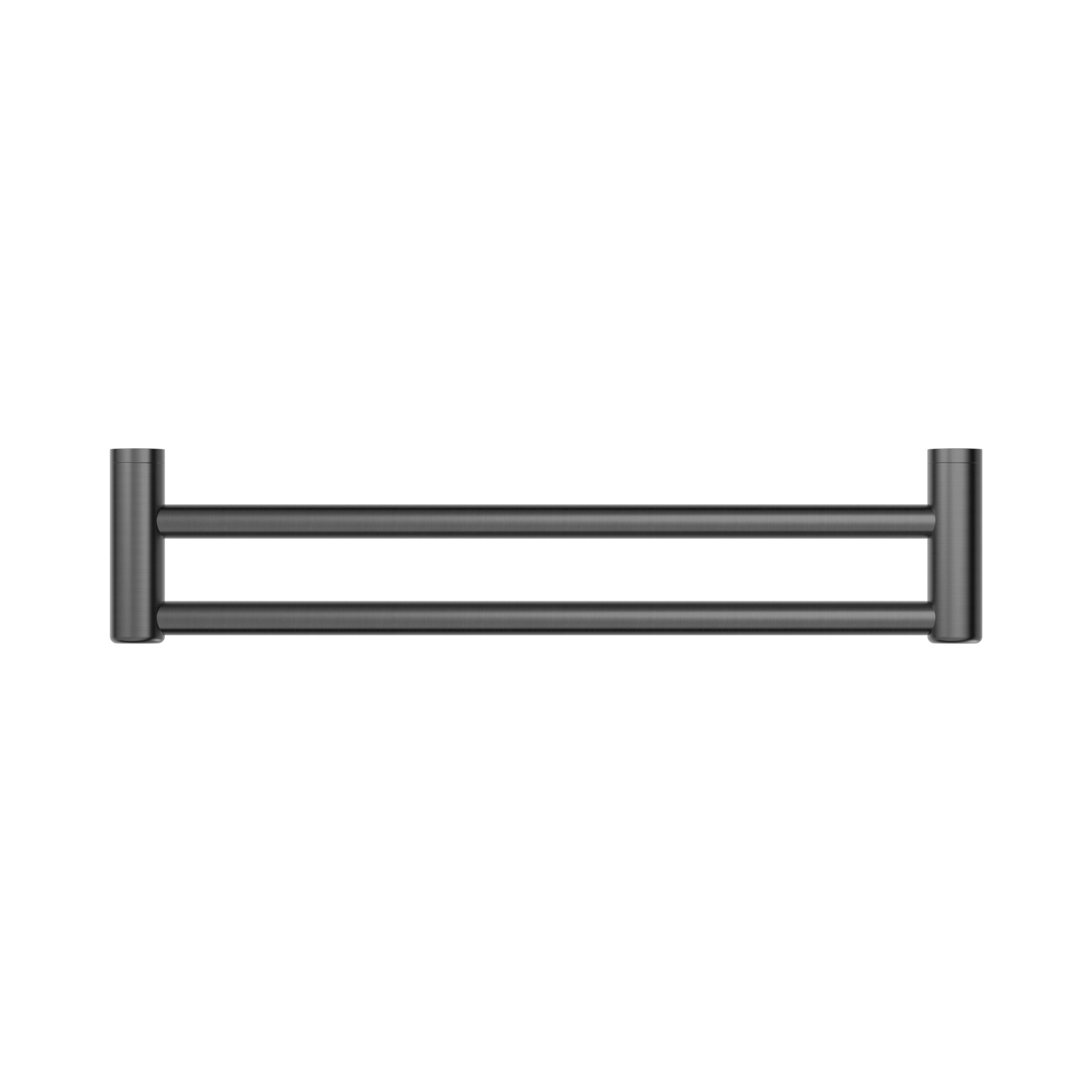 Nero Mecca Care 25mm Double Towel Grab Rail 600mm, Gun Metal