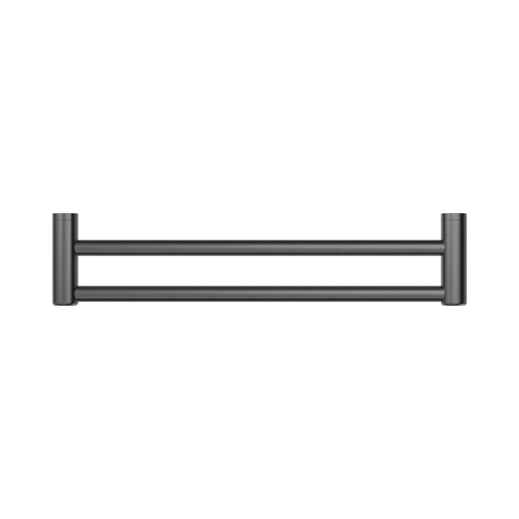 Nero Mecca Care 25mm Double Towel Grab Rail 600mm, Gun Metal