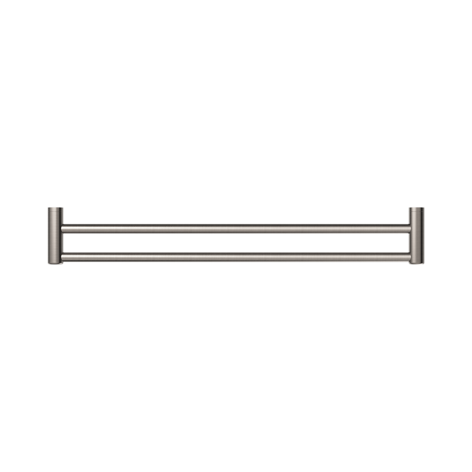 Nero Mecca Care 25mm Double Towel Grab Rail 900mm, Brushed Nickel
