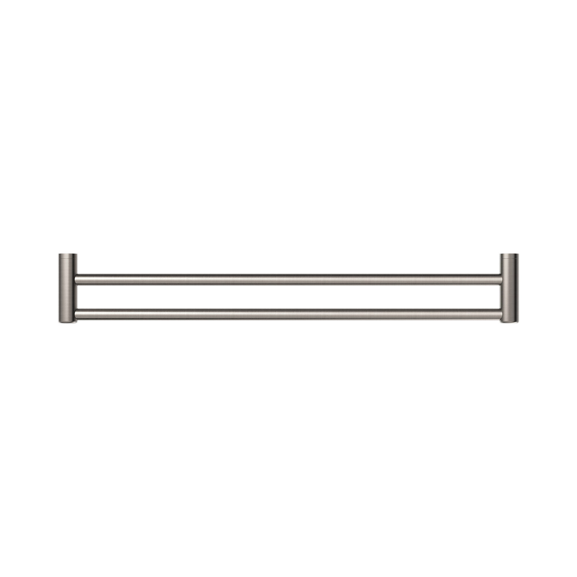 Nero Mecca Care 25mm Double Towel Grab Rail 900mm, Brushed Nickel