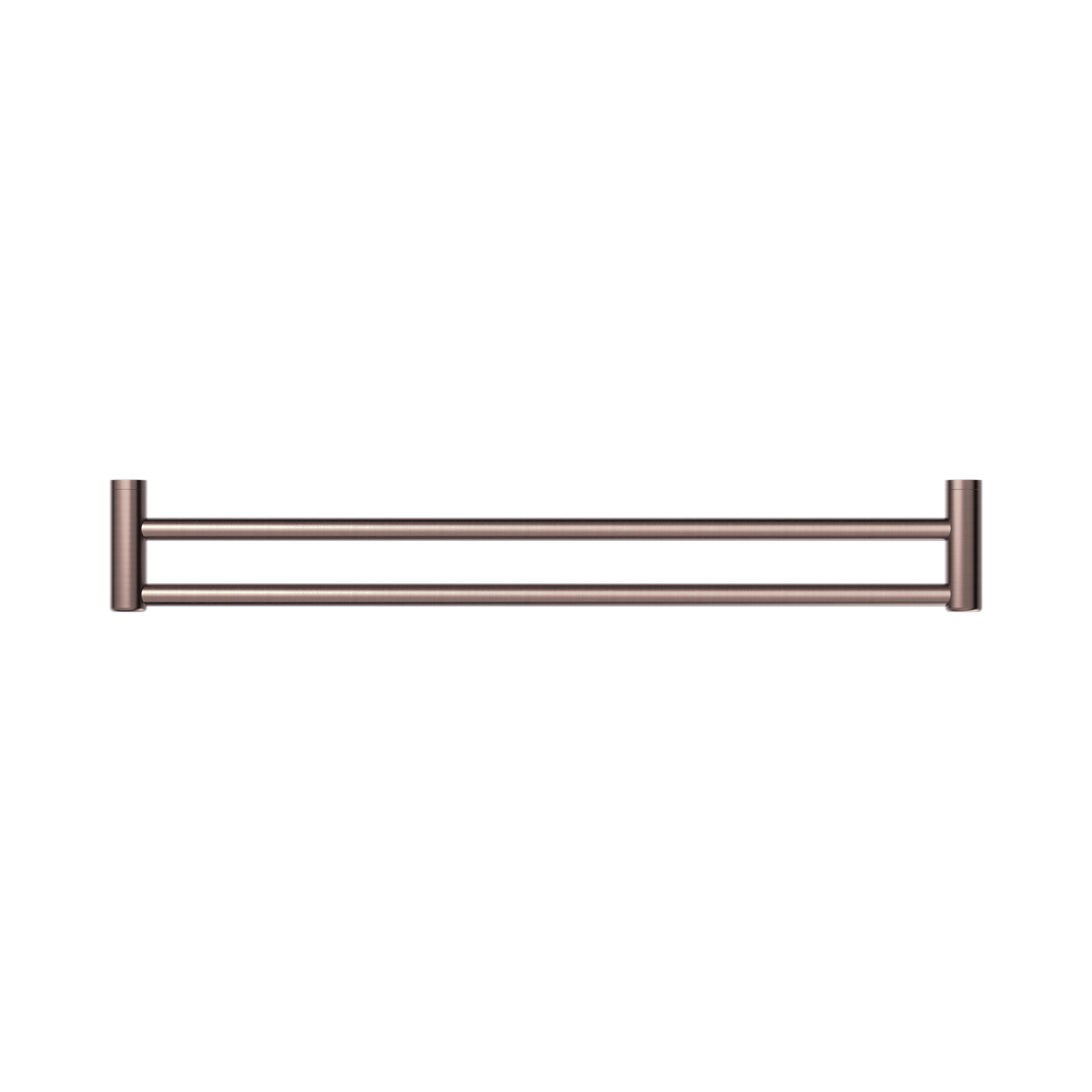 Nero Mecca Care 25mm Double Towel Grab Rail 900mm, Brushed Bronze
