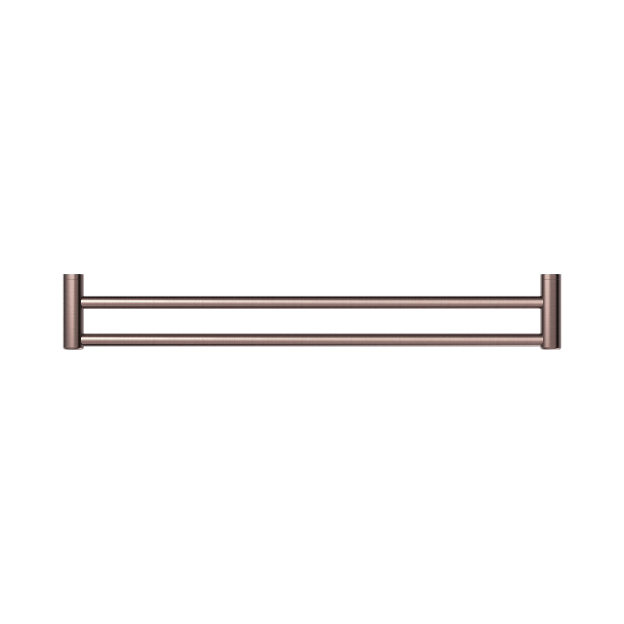 Nero Mecca Care 25mm Double Towel Grab Rail 900mm, Brushed Bronze