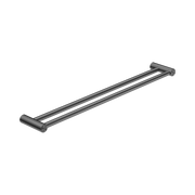 Nero Mecca Care 25mm Double Towel Grab Rail 900mm, Gun Metal
