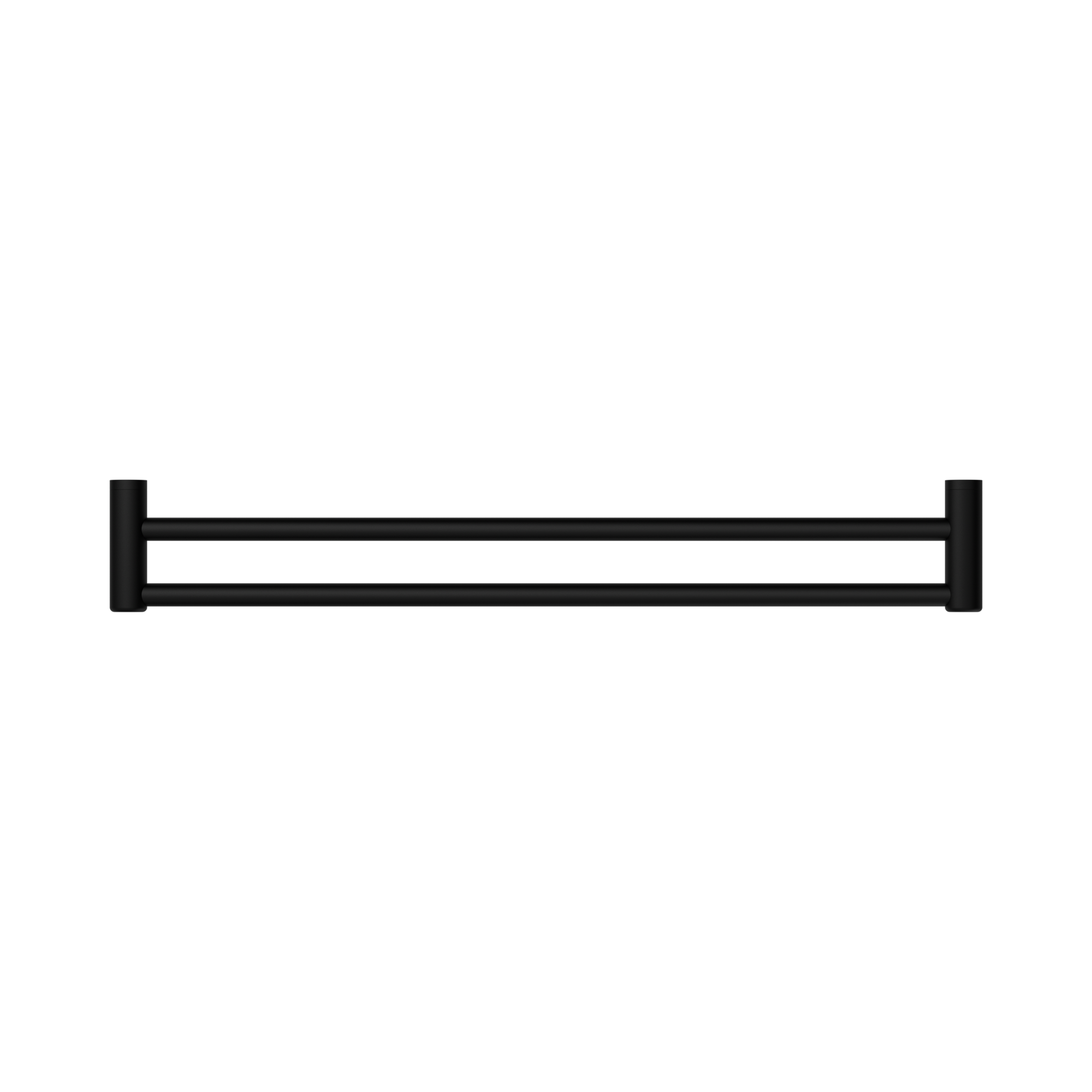 Nero Mecca Care 25mm Double Towel Grab Rail 900mm, Matte Black