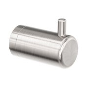 Nero Mecca Care 25mm Wall Hook, Brushed Nickel