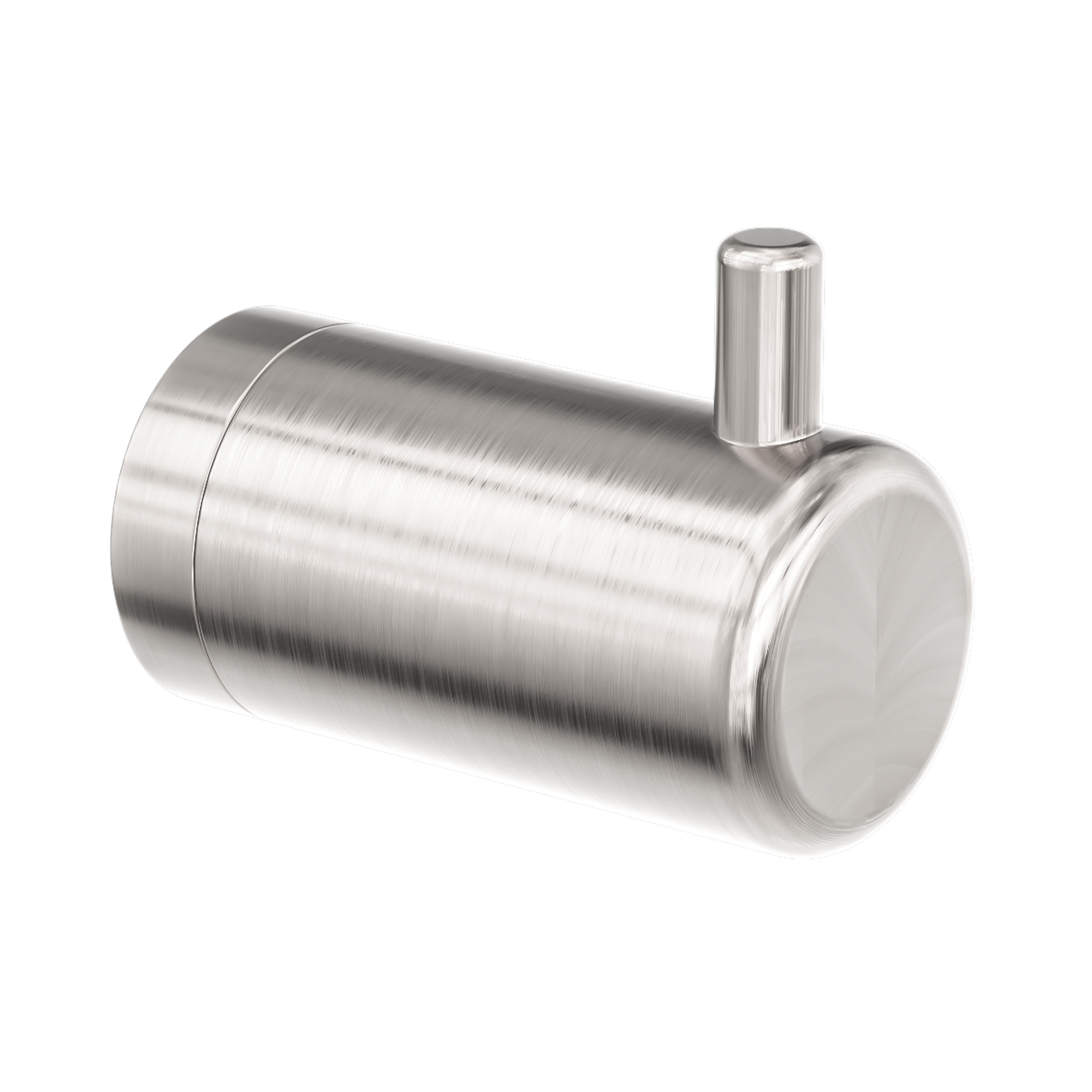 Nero Mecca Care 25mm Wall Hook, Brushed Nickel