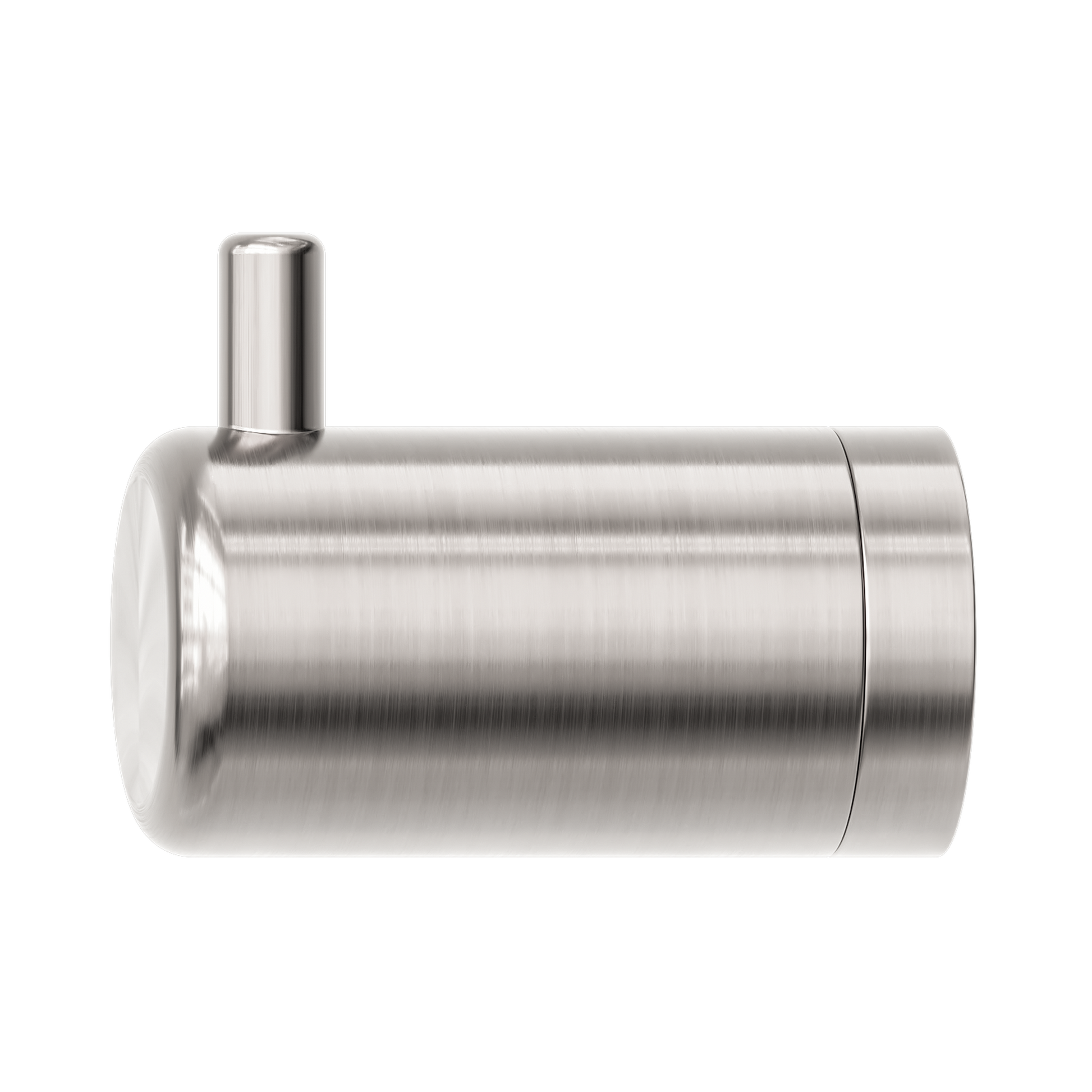 Nero Mecca Care 25mm Wall Hook, Brushed Nickel