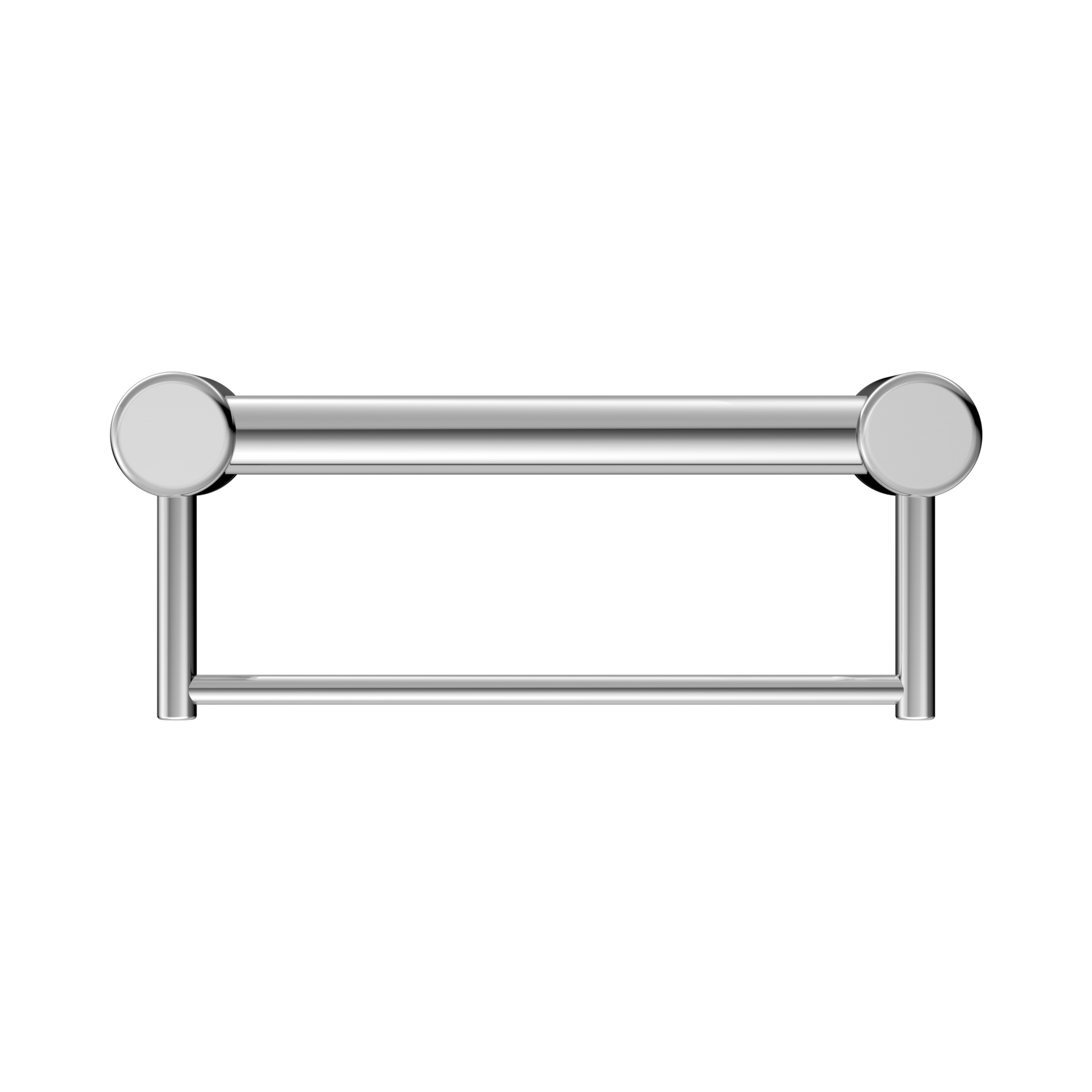 Nero Mecca Care 32mm Grab Rail With Towel Holder 300mm, Chrome