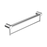 Nero Mecca Care 32mm Grab Rail With Towel Holder 600mm, Chrome