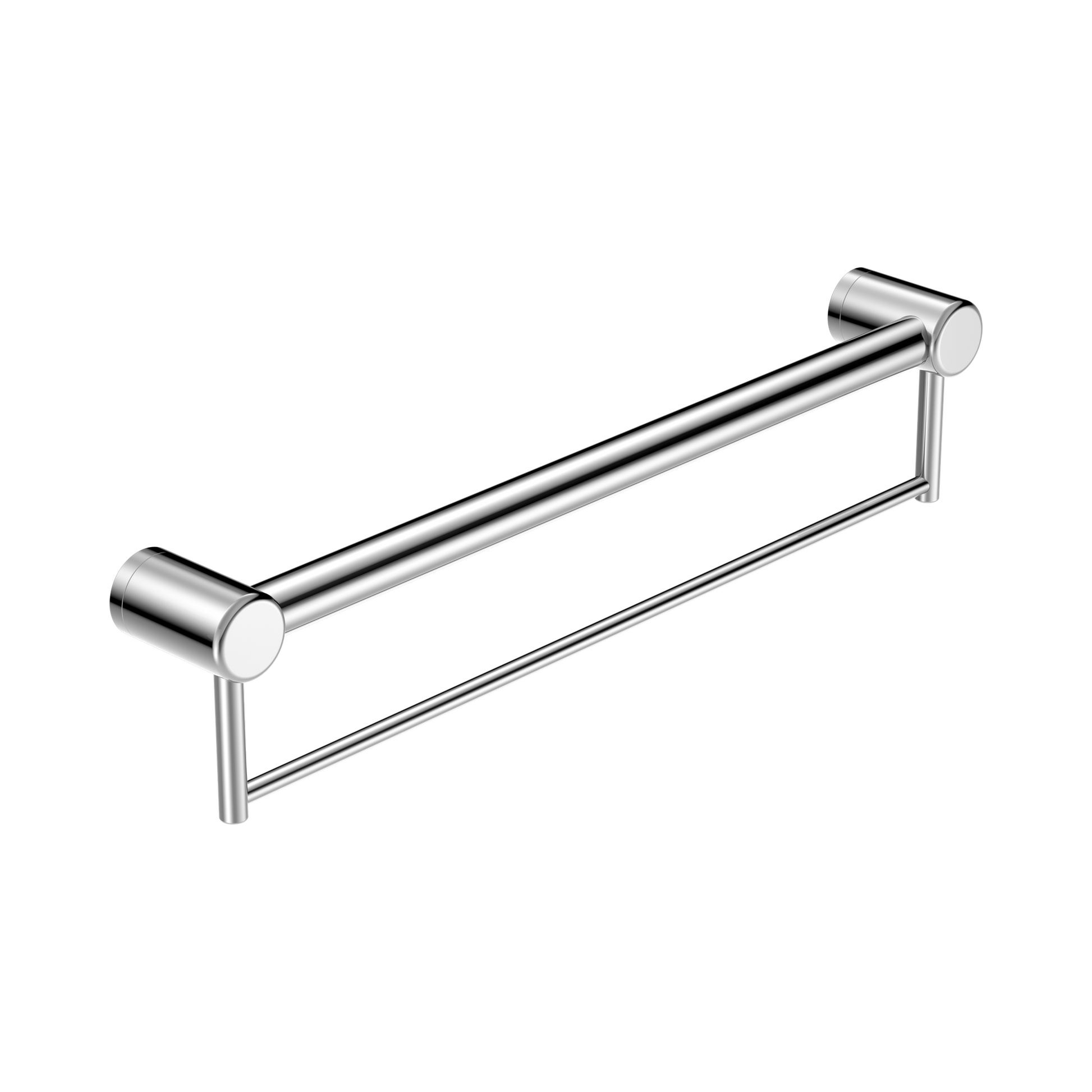 Nero Mecca Care 32mm Grab Rail With Towel Holder 600mm, Chrome