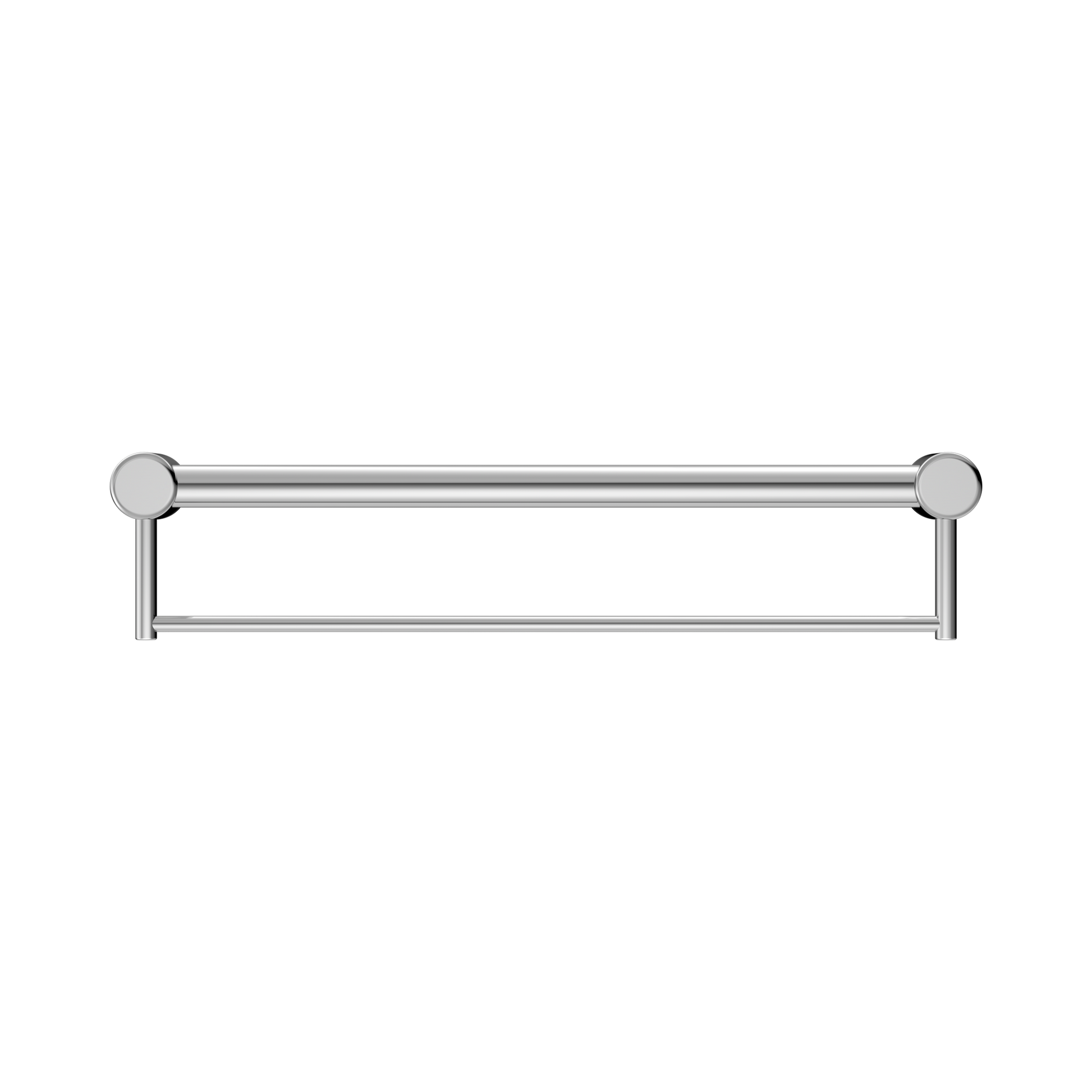 Nero Mecca Care 32mm Grab Rail With Towel Holder 600mm, Chrome