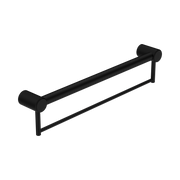 Nero Mecca Care 32mm Grab Rail With Towel Holder 600mm, Matte Black