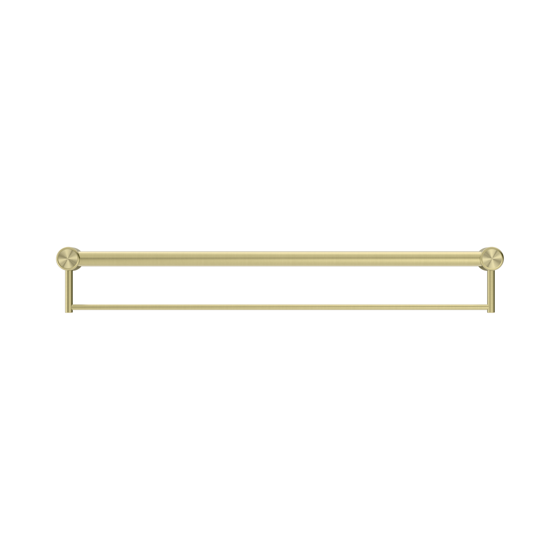 Nero Mecca Care 32mm Grab Rail With Towel Holder 900mm, Brushed Gold