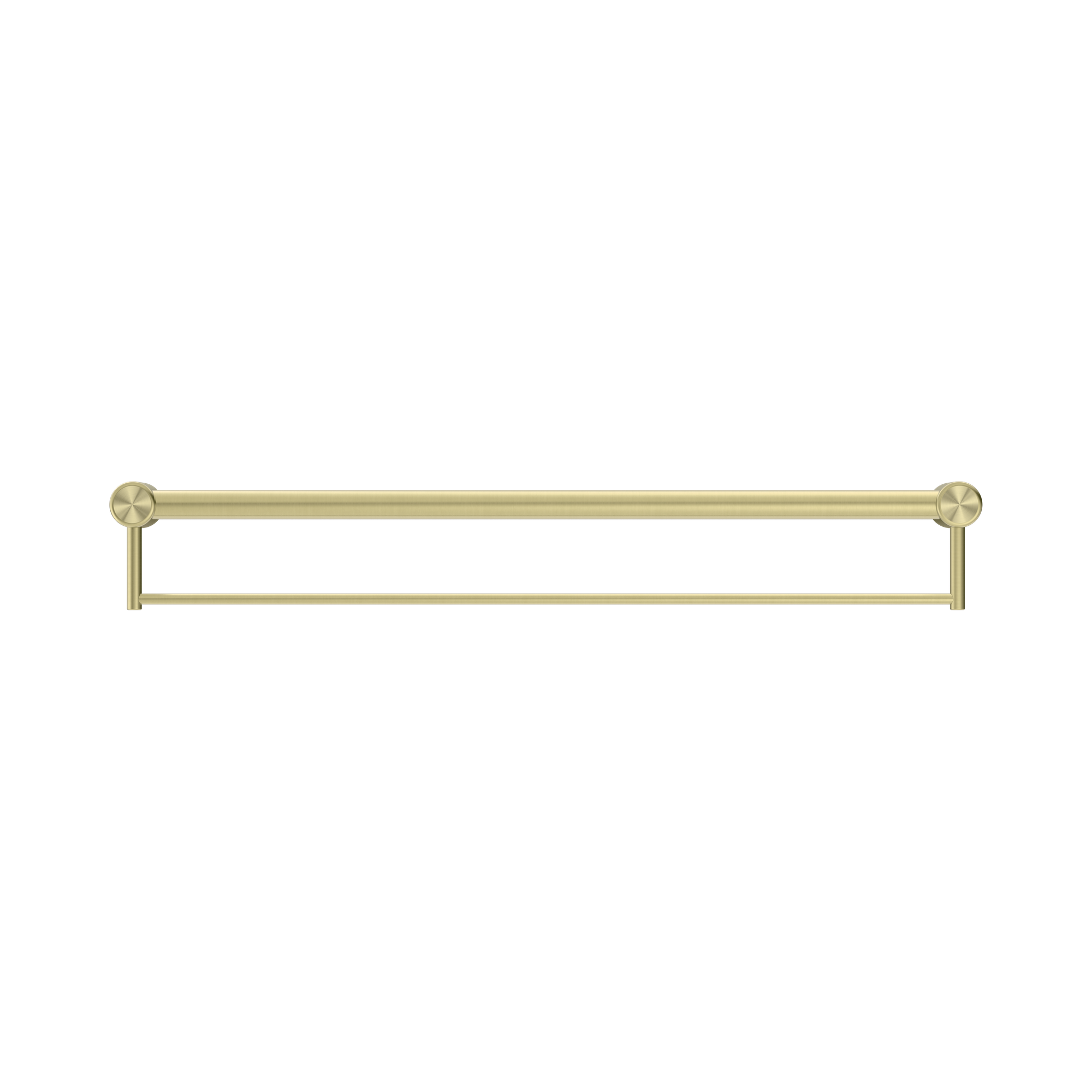 Nero Mecca Care 32mm Grab Rail With Towel Holder 900mm, Brushed Gold
