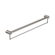 Nero Mecca Care 32mm Grab Rail With Towel Holder 900mm, Brushed Nickel